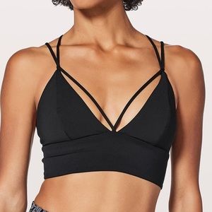 Lululemon sports bra- black size 8